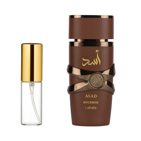 Decant Asad Bourbon Lattafa Eau de Parfum - Perfume Masculino