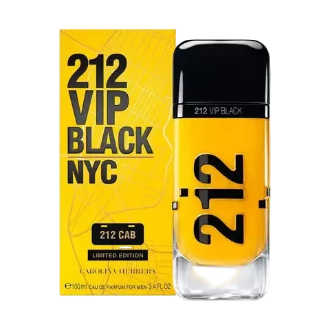 212 VIP Black 212 Cab Edição Limitada Carolina Herrera Eau de Parfum - Perfume Masculino